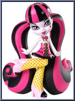 Draculaura (Yellow Pants) from Monster High - Vinyl manufactured by Mattel [Loose]