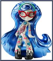 Ghoulia Yelps (White) (Chase) from Monster High - Vinyl manufactured by Mattel [Loose]