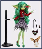 Greta Gremlin (Gremlins 2) from Monster High - Skullector manufactured by Mattel [Loose]