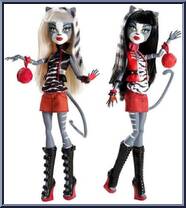 Meowlody / Purrsephone from Monster High - Campus Stroll manufactured by Mattel [Loose]