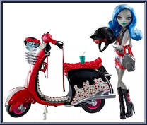 Scooter (Ghoulia Yelps) from Monster High - Playsets manufactured by Mattel [Loose]