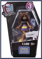 Clawdeen Wolf from Monster High - Ghouls Skullection 3 manufactured by Mega Bloks [Front]