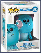 Sulley (Waving) (Flocked) from Monsters, Inc - Monsters Inc Pop! manufactured by Funko [Front]