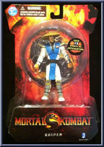 Raiden from Mortal Kombat 9 - 4" Scale manufactured by Jazwares [Front]