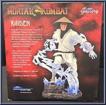Raiden from Mortal Kombat - Gallery Diorama manufactured by Diamond Select [Back]