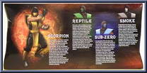 Scorpion / Reptile / Sub-Zero / Smoke from Mortal Kombat - Exclusives manufactured by Jazwares [Back]