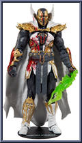 Spawn (Malefik Skin) (Bloody) from Mortal Kombat - Mortal Kombat 11 manufactured by McFarlane [Loose]