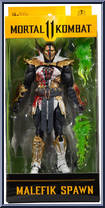 Spawn (Malefik Skin) (Bloody) from Mortal Kombat - Mortal Kombat 11 manufactured by McFarlane [Front]