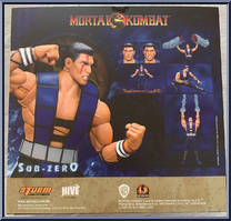Sub-Zero (Unmasked) from Mortal Kombat - Basic Series manufactured by Storm Collectibles [Back]