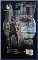 Sub-Zero from Mortal Kombat X - Series 1 manufactured by Mezco [Back]