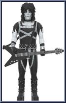 Mick Mars (Shout At The Devil) (Black & White) from Motley Crue - ReAction Figures manufactured by Super7 [Loose]
