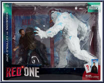 Jack O'Malley vs Snowman from Movie Maniacs (2023) - Red One manufactured by McFarlane [Front]