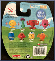 Little Miss Chatterbox from Mr. Men Little Miss - Basic Series manufactured by Fisher-Price [Back]