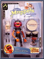 Animal (Black & Silver) (Killertoys) from Muppet Show - Exclusives manufactured by Palisades [Front]