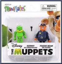 Kermit as Constatine / Fozzie Bear on Patrol Action Figure