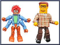 Muppet Newsman / Pepe the Prawn from Muppets - Minimates - Series 3 manufactured by Diamond Select [Loose]