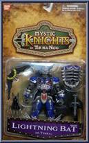 Lightning Bat from Mystic Knights of Tir Na Nog - Evil Sentinels manufactured by Bandai [Front]