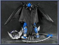 Lightning Bat from Mystic Knights of Tir Na Nog - Evil Sentinels manufactured by Bandai [Loose]