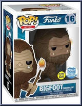 Bigfoot (Marshmallow) (Glows in the Dark) from Myths - Pop! Vinyl Figures manufactured by Funko [Front]