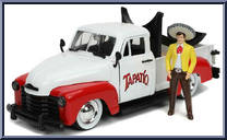 Charro Man & 1953 Chevy Pickup from Nano Hollywood Rides - Tapatio manufactured by Jada Toys [Loose]