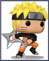 Naruto Uzumaki (Kunai & Shuriken) from Naruto - Pop! Vinyl Figures manufactured by Funko [Loose]