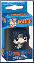 Sasuke Uchiha (Demon Wind Shuriken) from Naruto - Pop! Keychains manufactured by Funko [Front]