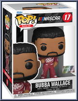 Bubba Wallace (Dr. Pepper Uniform) from Nascar - Pop! Vinyl Figures manufactured by Funko [Front]