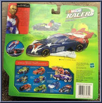 Flyer Steve Sharp (Stars & Stripes) from Nascar Racers - Basic Series manufactured by Hasbro [Back]