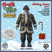 Sgt. Santa from Naughty or Nice Collection - Pocket Collection manufactured by Fresh Monkey Fiction [Loose]