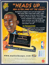 Anfernee Hardaway from NBA Jams - Ultra Jams manufactured by Mattel [Back]