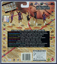 Antawn Jamison from NBA Superstars - 99/00 Season manufactured by Mattel [Back]