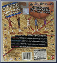 Michael Jordan (Red Jersey) from NBA Superstars - 98/99 Season manufactured by Mattel [Back]