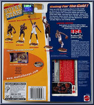 Vince Carter from NBA Superstars - USA 2000 manufactured by Mattel [Back]