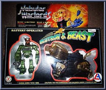 Blutron & Beast from Nebular Warlords - Basic Series manufactured by Cheng Ching Toys [Front]