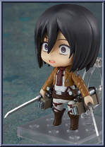 Mikasa Ackerman from Nendoroid - Attack on Titan manufactured by Good Smile Company [Loose]