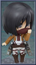 Mikasa Ackerman (Survey Corps Version) from Nendoroid - Attack on Titan manufactured by Good Smile Company [Loose]