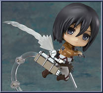 Mikasa Ackerman (Survey Corps Version) from Nendoroid - Attack on Titan manufactured by Good Smile Company [Loose]