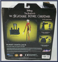 Burnt Santa Jack from Nightmare Before Christmas - Select manufactured by Diamond Select [Back]