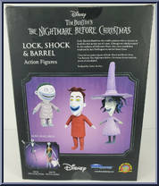Lock, Shock & Barrel from Nightmare Before Christmas - 25 Years manufactured by Diamond Select [Back]
