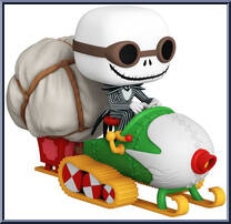 Jack Skellington in Snowmobile from Nightmare Before Christmas - Pop! Rides manufactured by Funko [Loose]