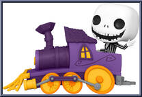 Jack Skellington in Engine (Trains) from Nightmare Before Christmas - Pop! Vinyl Figures manufactured by Funko [Loose]