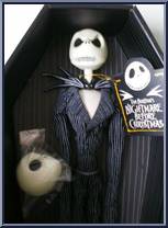 Jack Skellington (Black Coffin) (2 Heads: Angry, Smile) from Nightmare Before Christmas - 16" Coffins manufactured by Jun Planning [Loose]