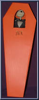 Jack Skellington (Orange Coffin) (Evil Grin) from Nightmare Before Christmas - 16" Coffins manufactured by Jun Planning [Front]