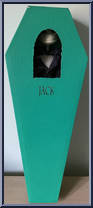 Jack Skellington (Teal Dark Coffin) (2 Heads: Evil Grin, Surprise) from Nightmare Before Christmas - 16" Coffins manufactured by Jun Planning [Front]