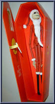 Santa Jack (Red Reindeer Coffin) from Nightmare Before Christmas - 12" Coffins manufactured by Jun Planning [Loose]