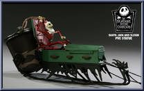 Santa Jack & Sleigh (10th Anniversary) (Glows) from Nightmare Before Christmas - PVC - Boxed manufactured by Jun Planning [Loose]