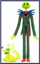 Jack Skellington (Neon / Glow in the Dark) from Nightmare Before Christmas - ReAction Figures manufactured by Super7 [Loose]