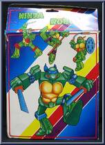 Blue from Ninja Robot - Bootleg Series manufactured by Unknown [Back]