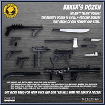 Baker's Dozen Weapons Pack from One:12 Collective - Mezco manufactured by Mezco [Loose]