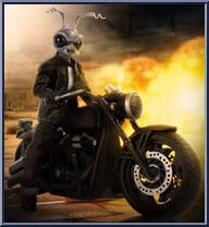 Biker Gomez & Motorcycle (Deluxe Edition) Action Figure
